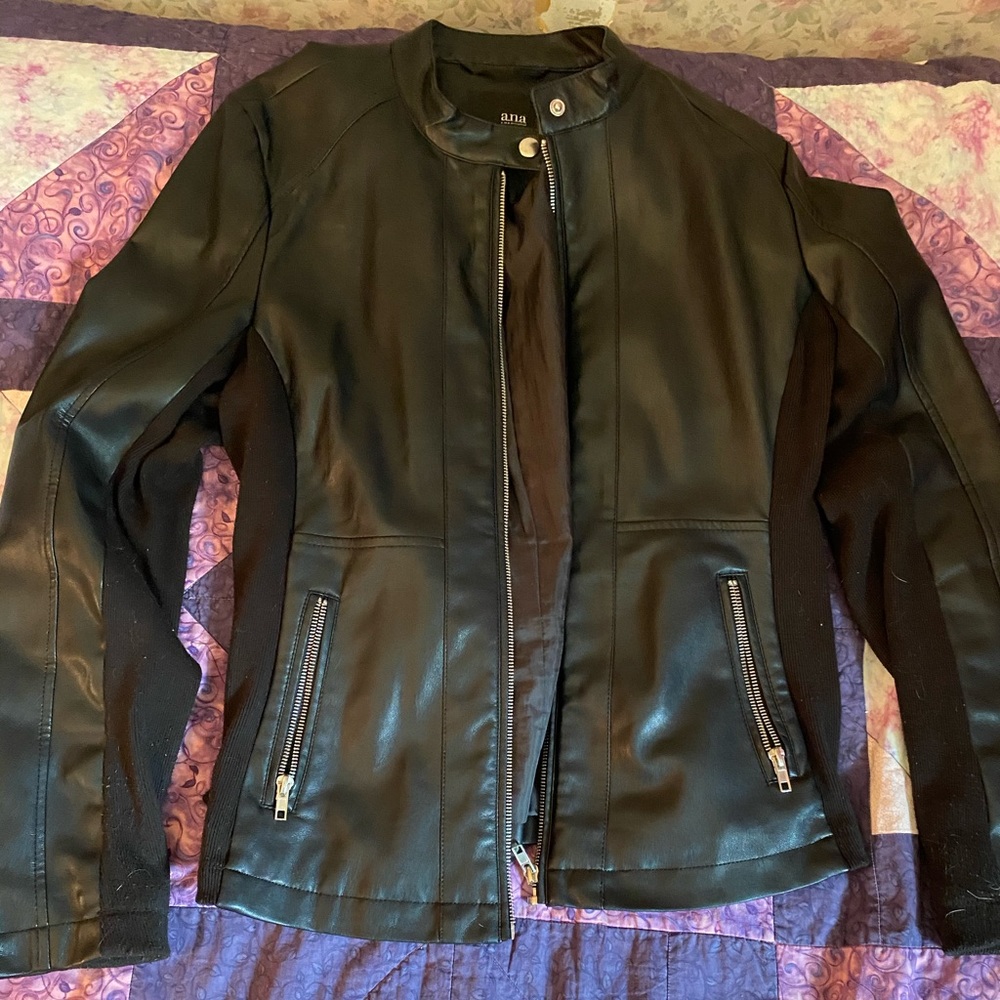 Leather jacket (not real leather)
